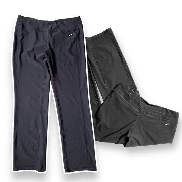 Nike Dri Fit jogging long pant bootcut leg tights size Large - Picture 5 of 13